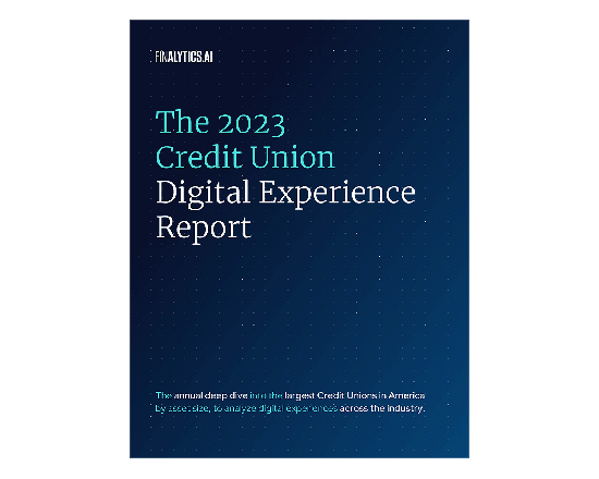 2023 CU Digital Experience Report cover